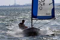 Laser pico sailing dinghy