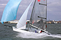 Laser vago sailing dinghy