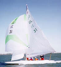 E-Scow sailing dinghy