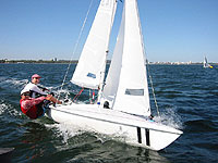 Flying15 sailing dinghy