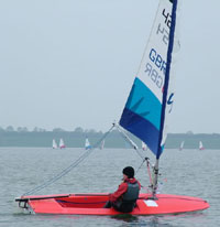 Topper sailing dinghy